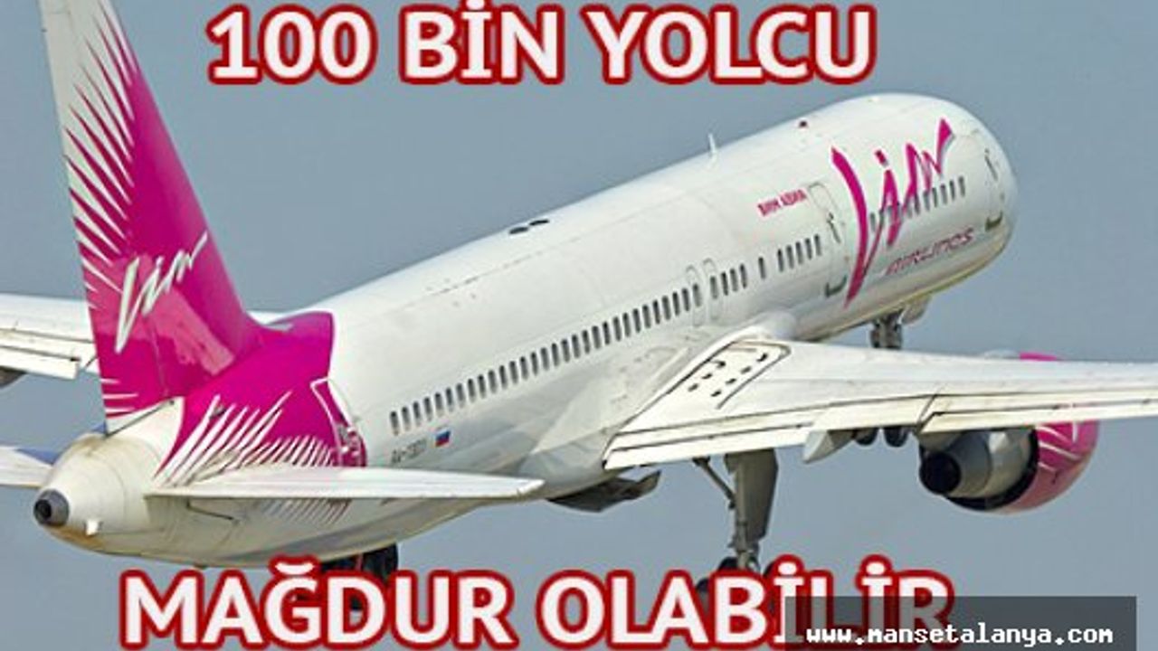Rus charter şirketi iflasın eşiğinde, tüm seferlerini durdurdu