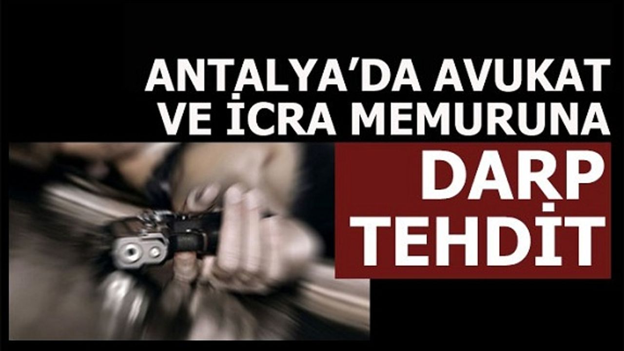 Gazipaşa'da Avukat ve icra müdür yardımcısı hacize gittikleri evde darp edildi