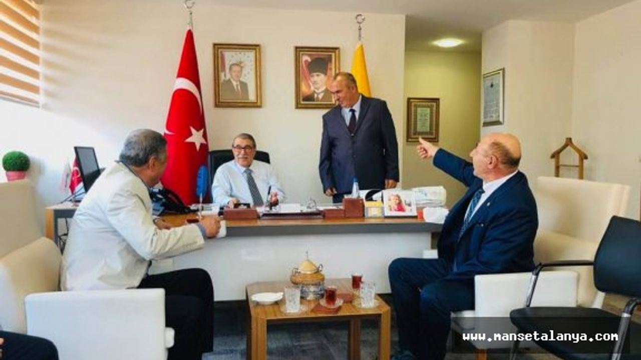 Muzaffer Barcın, Abdülkadir Aksu'yu ziyaret etti!