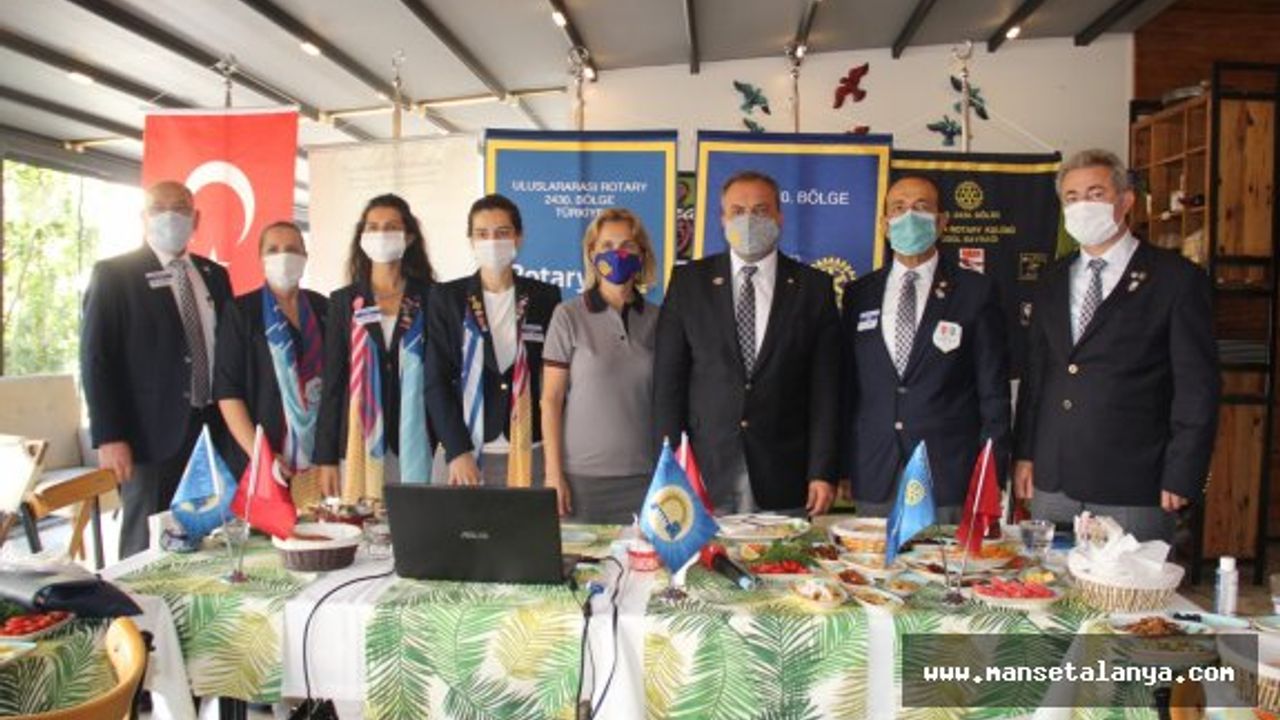 Alanya rotary kulübü bir araya geldi