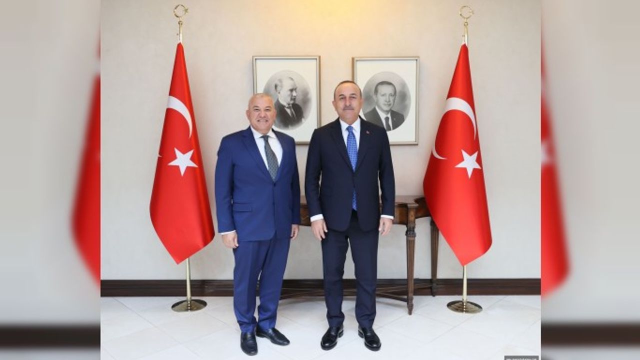 Başkan Şahin’den Bakan Çavuşoğlu'na ziyaret