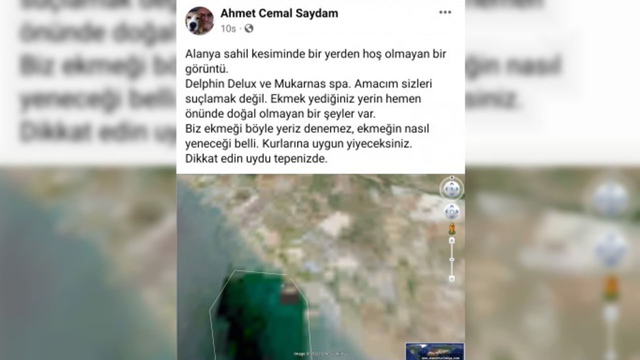 Profesör Saydam'dan Alanya paylaşımı: Dikkat edin, uydu tepenizde!