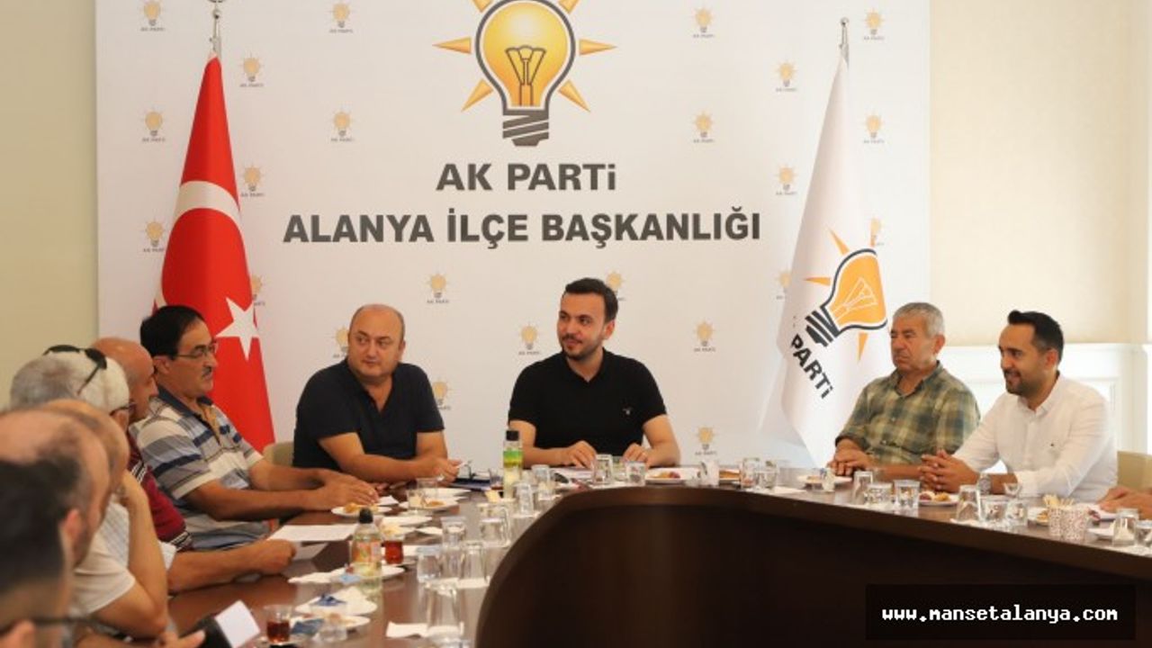 AK PARTİ ALANYA’DAN GÜÇLÜ HAMLE: 16 MAHALLE BAŞKANIYLA BİR ARAYA GELDİLER!