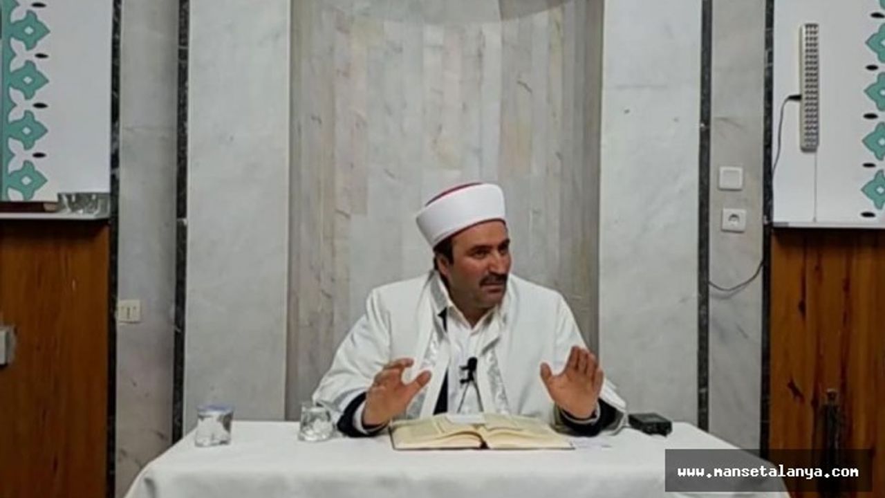 ALANYA MÜFTÜSÜ HAKKINDA ÇIKAN HABERLERE ANLAMLI BİR GÖNDERMEDE BULUNDU