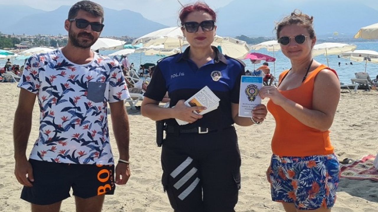 ALANYA POLİSİNDEN "SUYA BİRDEN DALMAYIN" UYARISI