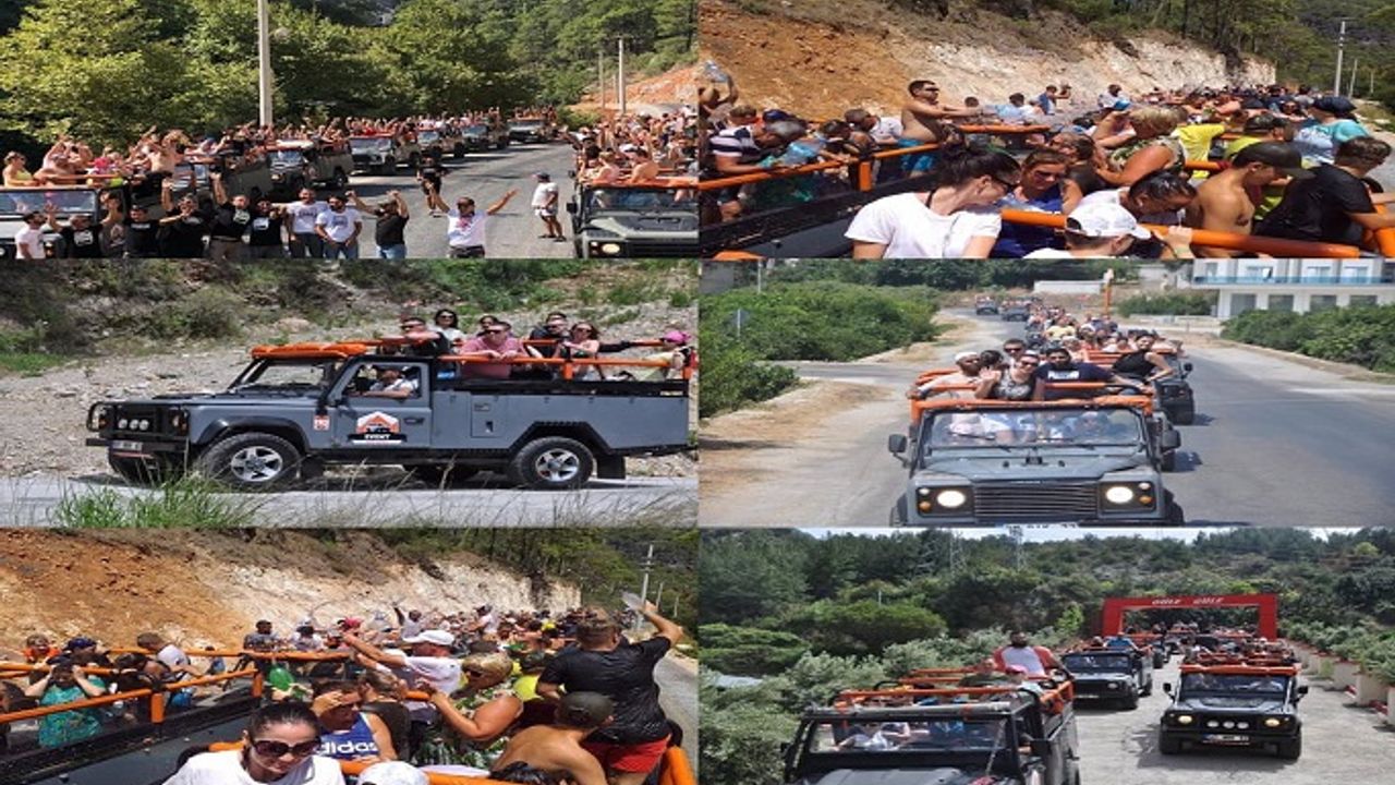 TÜRSAB BAŞKANI KORKMAZ DENETİM YOK DEMİŞTİ. POLİS, SAFARİ TUR YAPAN ARAÇLARI DENETLENDİ!