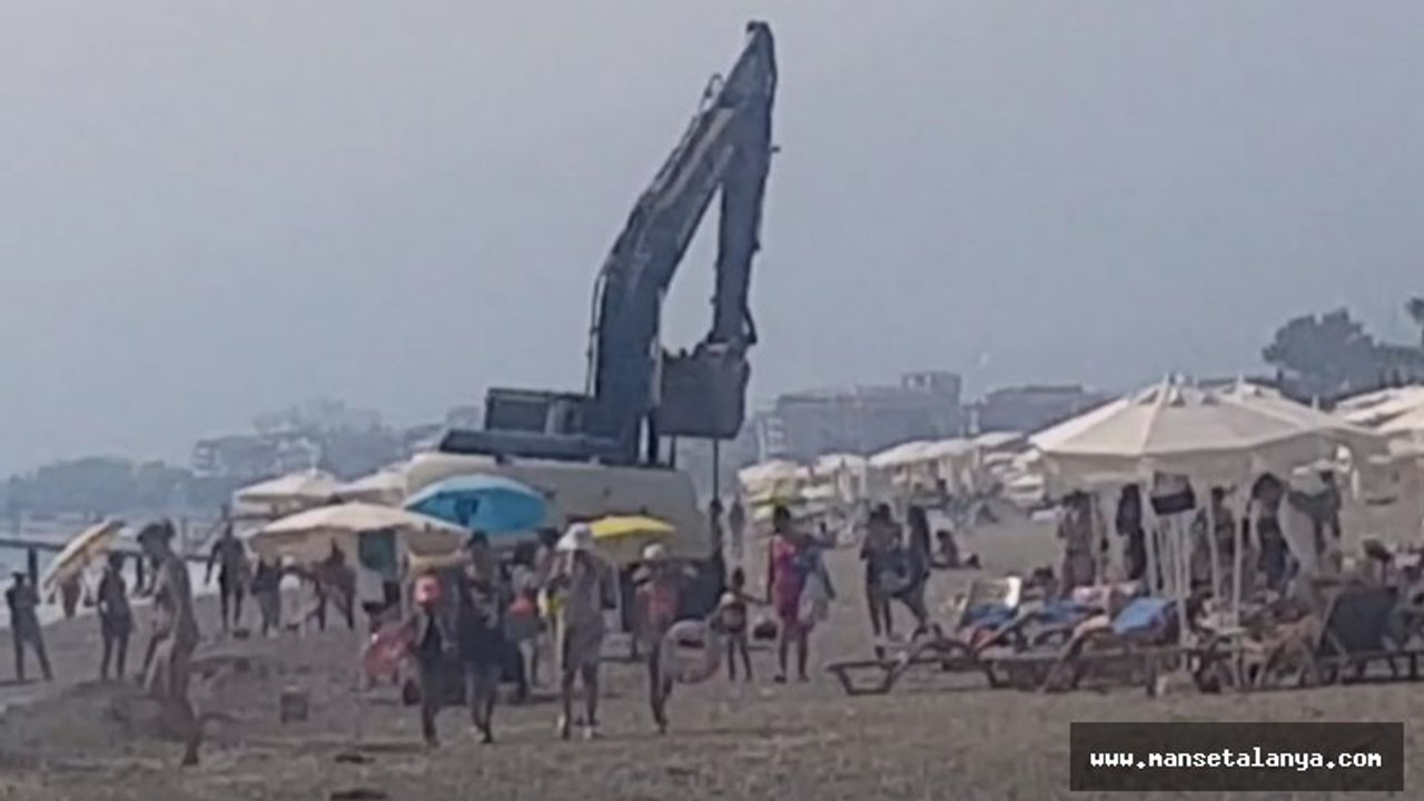ALANYA MAHMUTLAR SAHİLİNDE BUNUN NE İŞİ VAR!