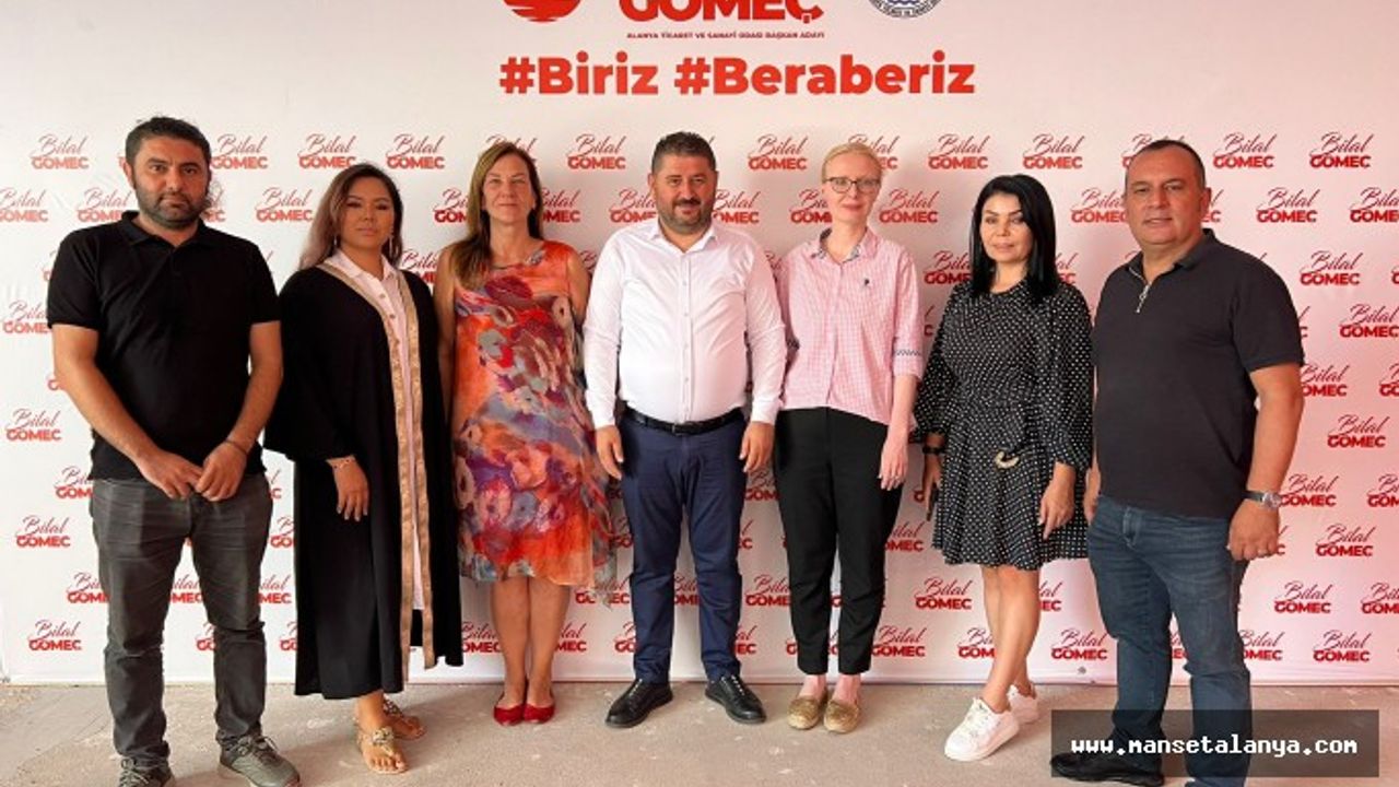 ALTSO BAŞKAN ADAYI BİLAL GÖMEÇ, TİCARET ODA ÜYESİ  YABANCI YATIRIMCILARLA BULUŞTU