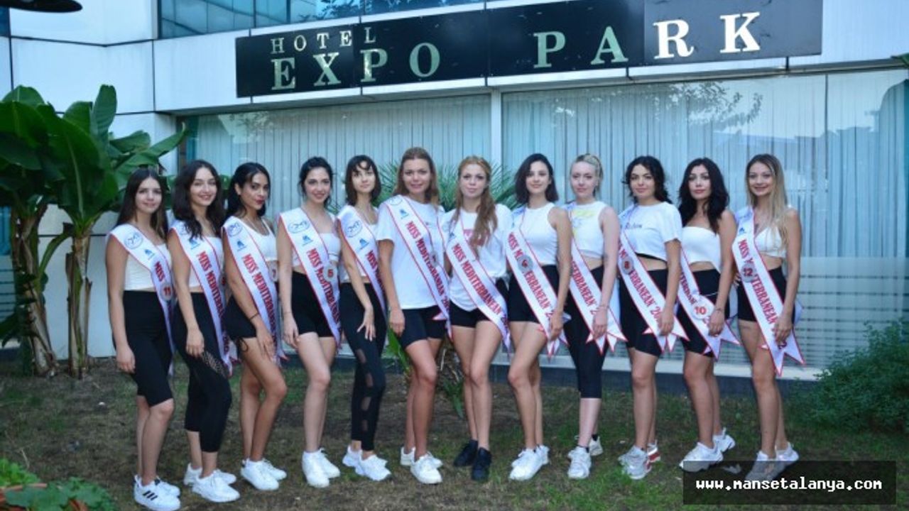 MISS MEDITERRANEAN 2022 FİNALİSTLERİ KAMPTA...
