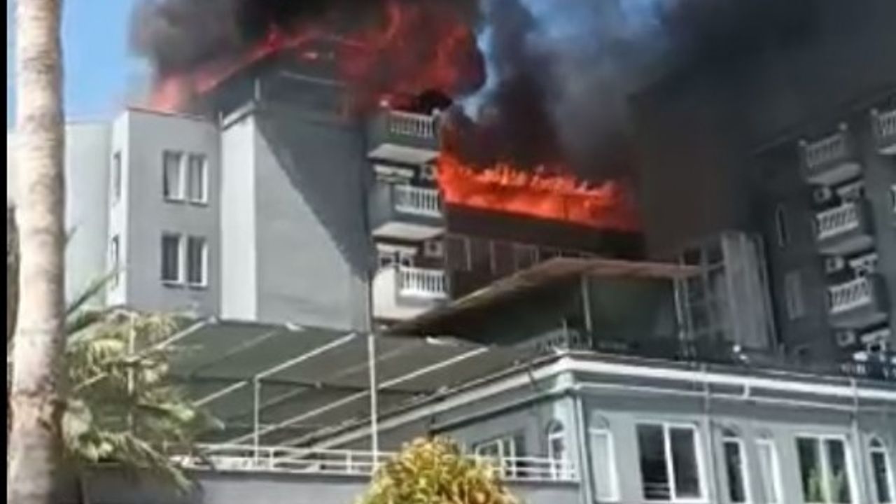 YANGIN KONTROL ALTINA ALINDI. OTEL KULLANILAMAZ HALE GELDİ