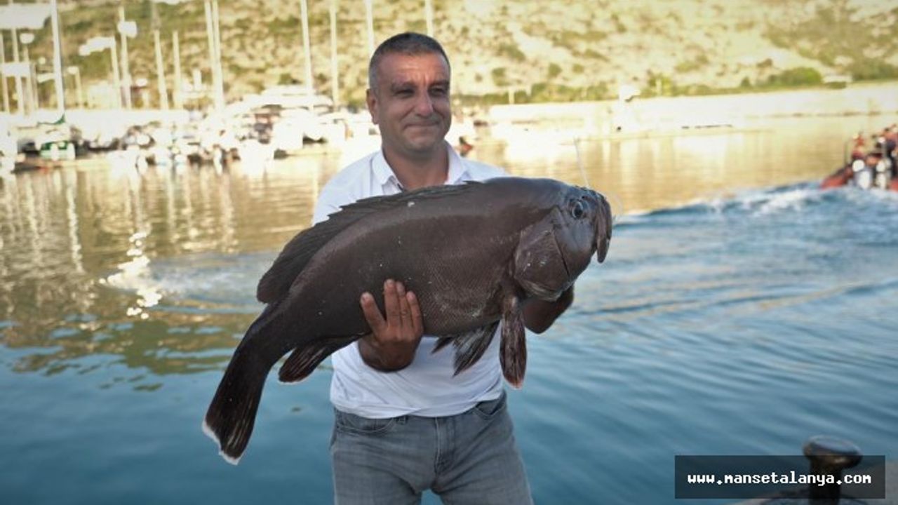 ALANYA'DA EN BÜYÜK BALIK YAKALANDI