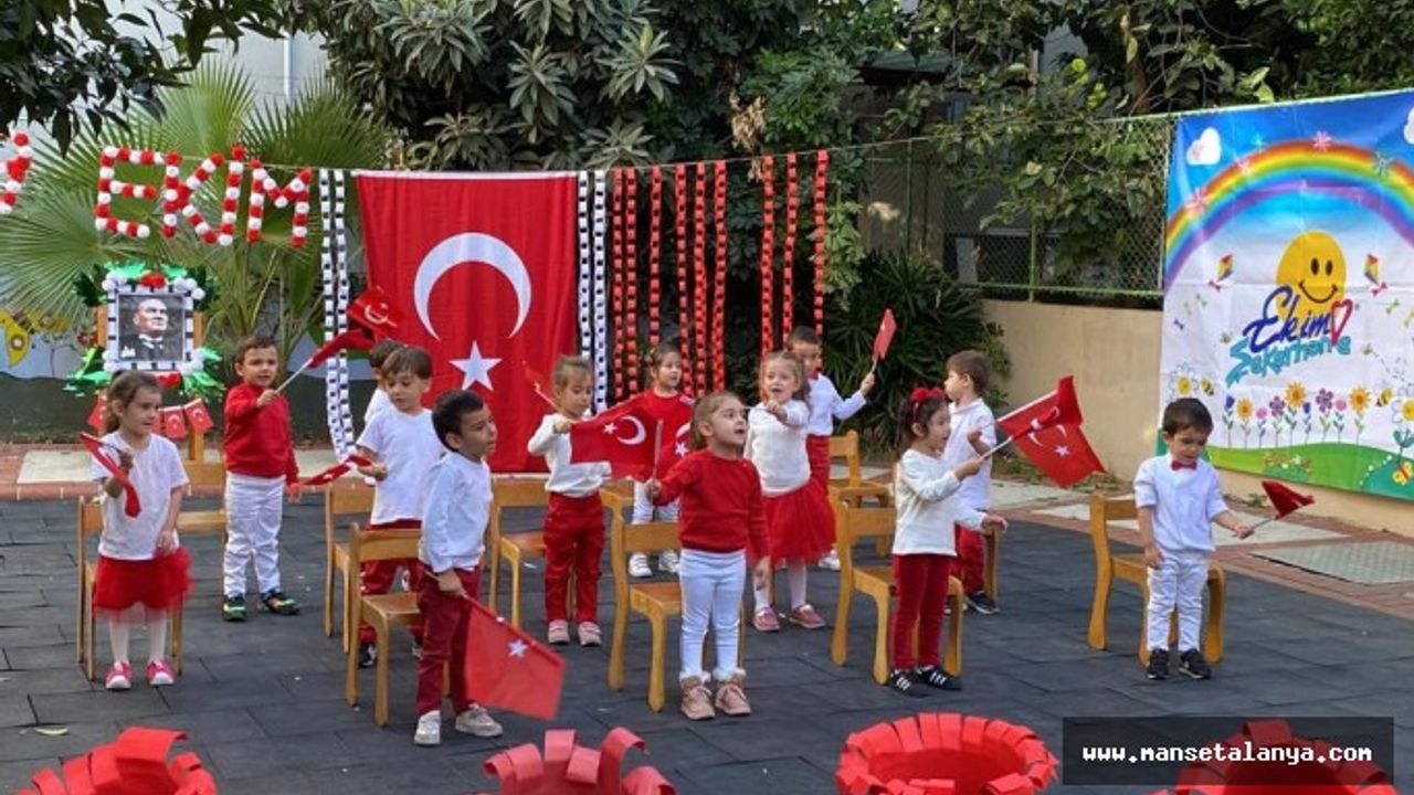 ALANYA EKİM YUVA'DAN MUHTEŞEM CUMHURİYET KUTLAMASI