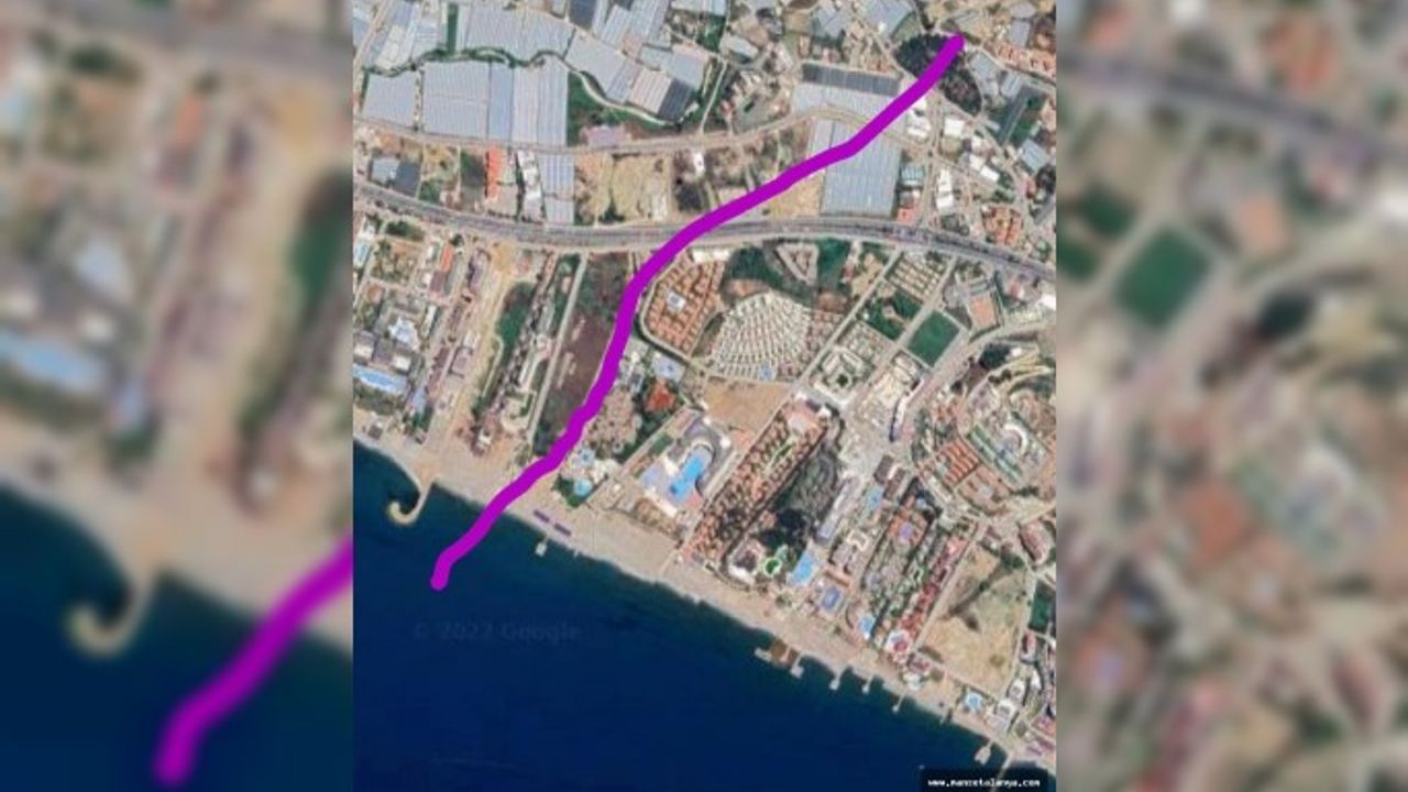 ALANYA DA ÇIKAN HORTUM KORKUTTU