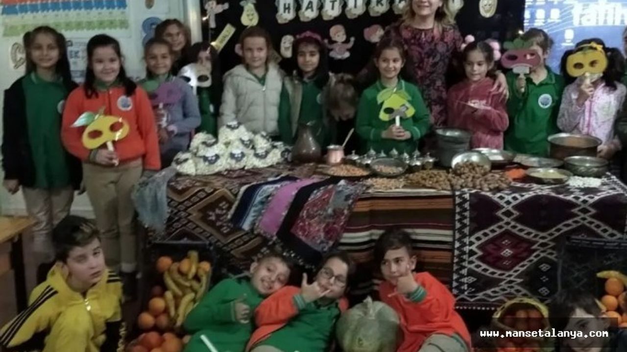 ALANYA İNÖNÜ İLKOKULUNDA TÜRK MALI HAFTASI KUTLAMASI MUHTEŞEMDİ