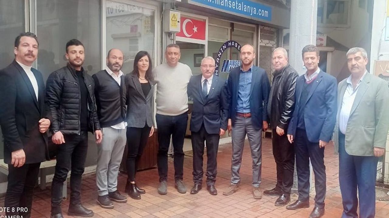 ANAVATAN PARTİSİ ALANYA TEŞKİLATINDAN MANŞET ALANYA'YA ZİYARET