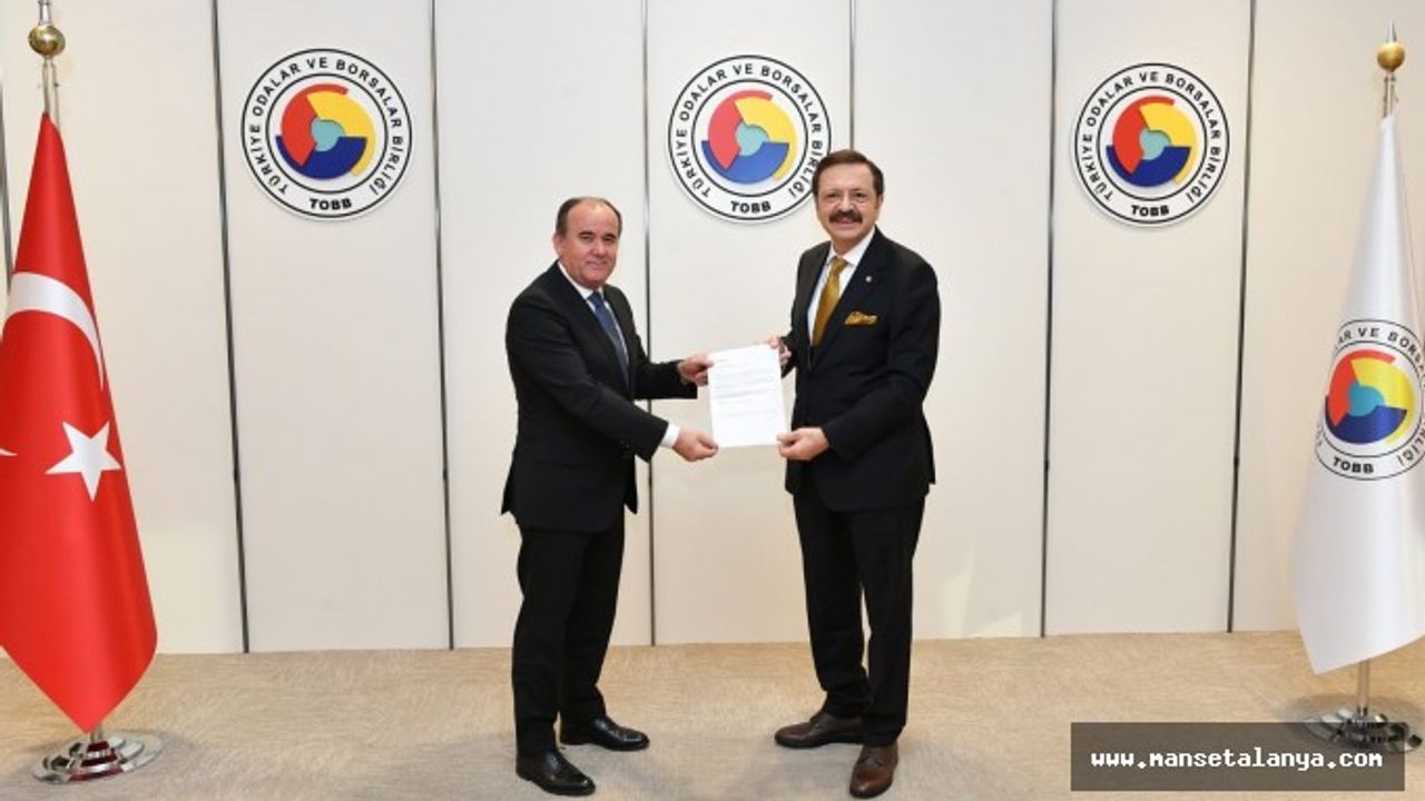 ÇAKIR, ALANYA'DAKİ MÜTEAHHİTLERİN SESİ OLDU, KONUYU TOBB'A TAŞIDI VE DOSYA HİSARCIKLIOĞLU'NDA!