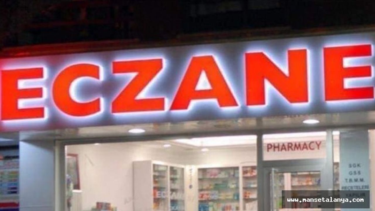 Alanya 28 Ocak nöbetçi eczaneler