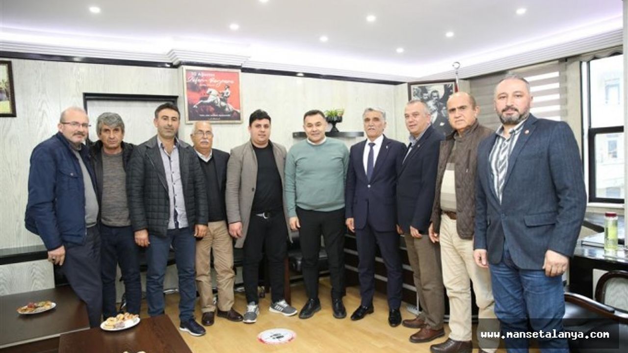BAŞKAN YÜCEL’DEN ULAŞIM SEKTÖRÜNÜN TEMSİLCİLERİNE ZİYARET