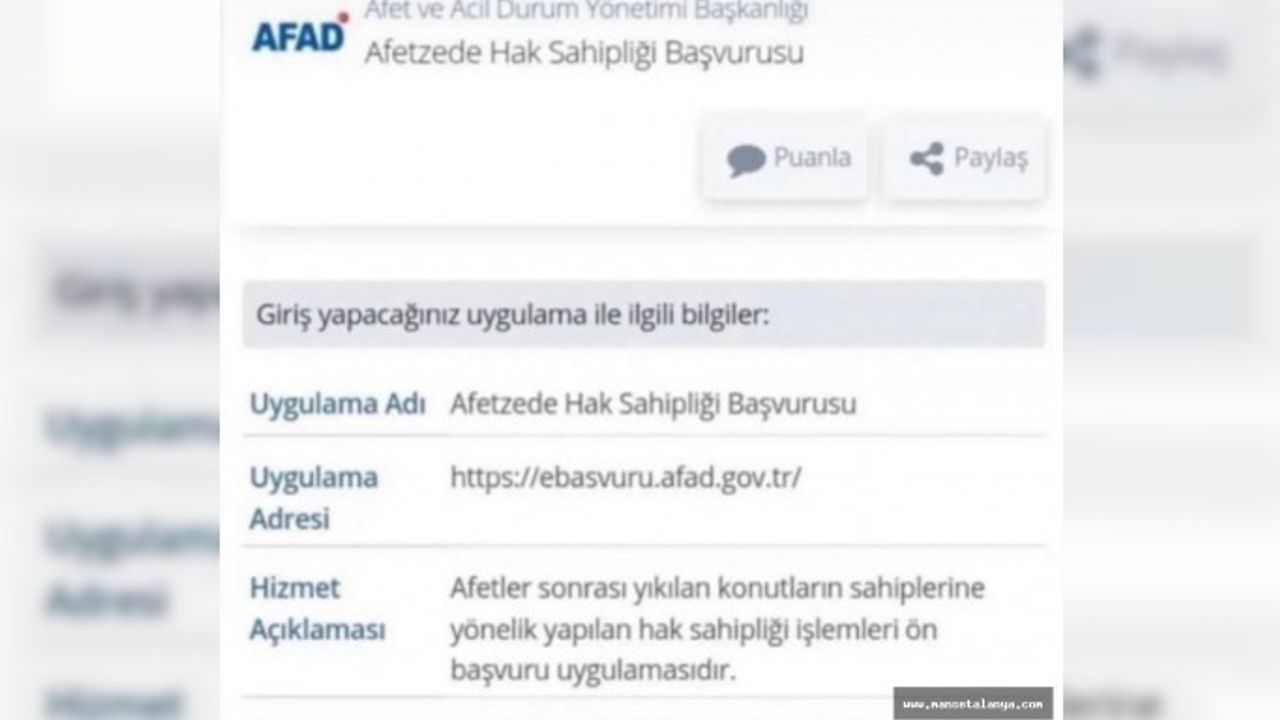Afetzede hak sahipliği başvurusu sorgulama: Afetzede hak sahipliği nedir, başvuru nereden ve nasıl yapılır? (e-Devlet hak sahipliği başvuru ekranı)