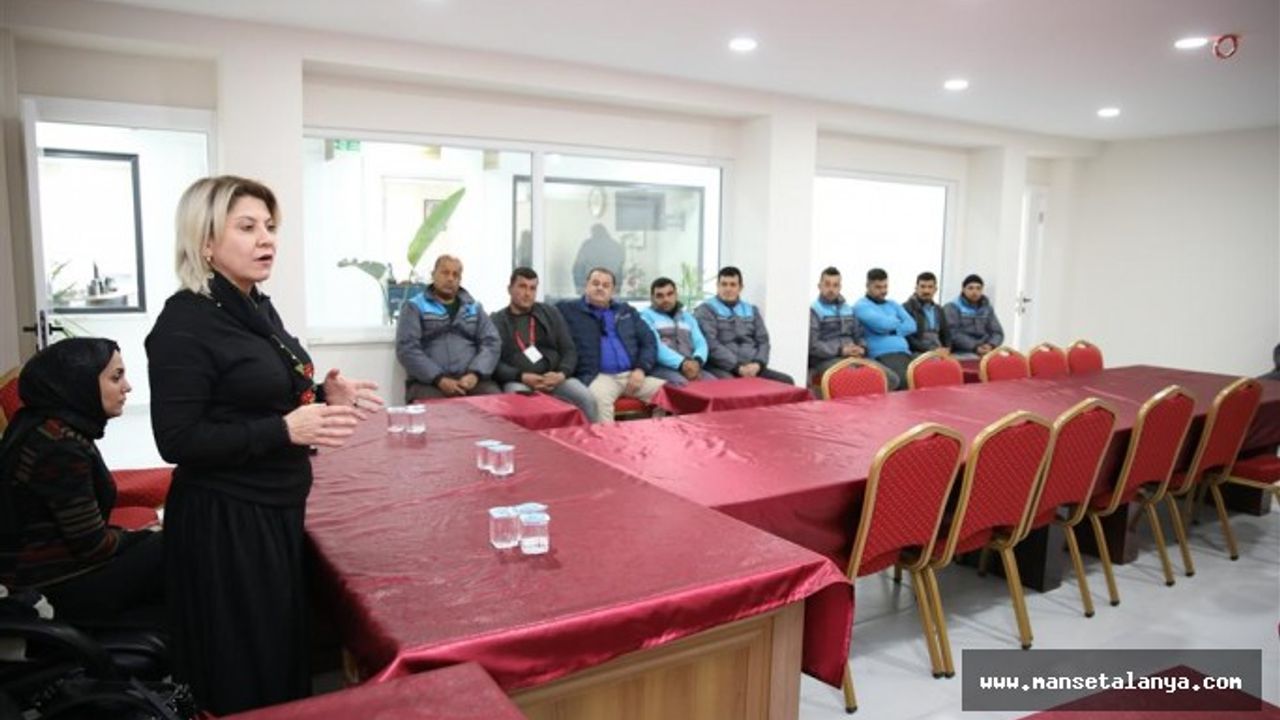 ALANYA BELEDİYE PERSONELİNE KADINA KARŞI ŞİDDETLE MÜCADELE EĞİTİMİ