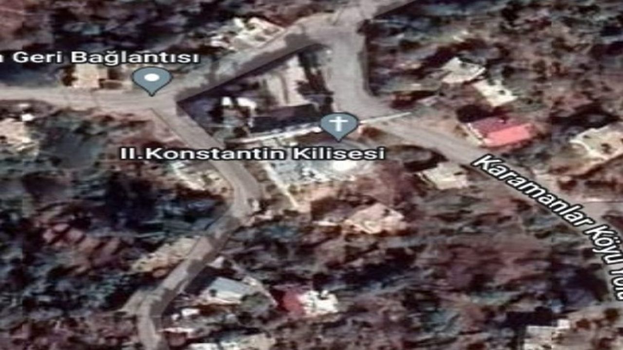Alanya'da köy camisi 'Google Haritalar'da kilise olarak işaretlenmiş