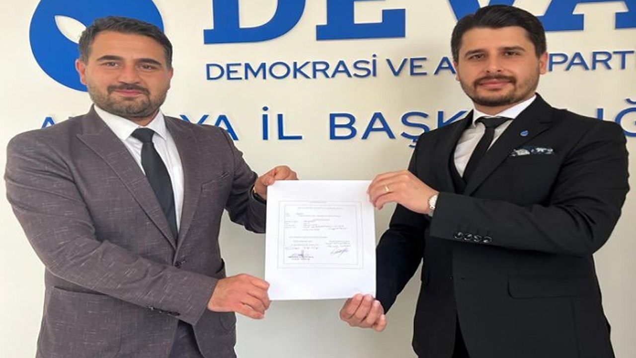 İLK MANŞET ALANYA DUYURMUŞTU. ÇAKAN BAŞVURUSUNU YAPTI