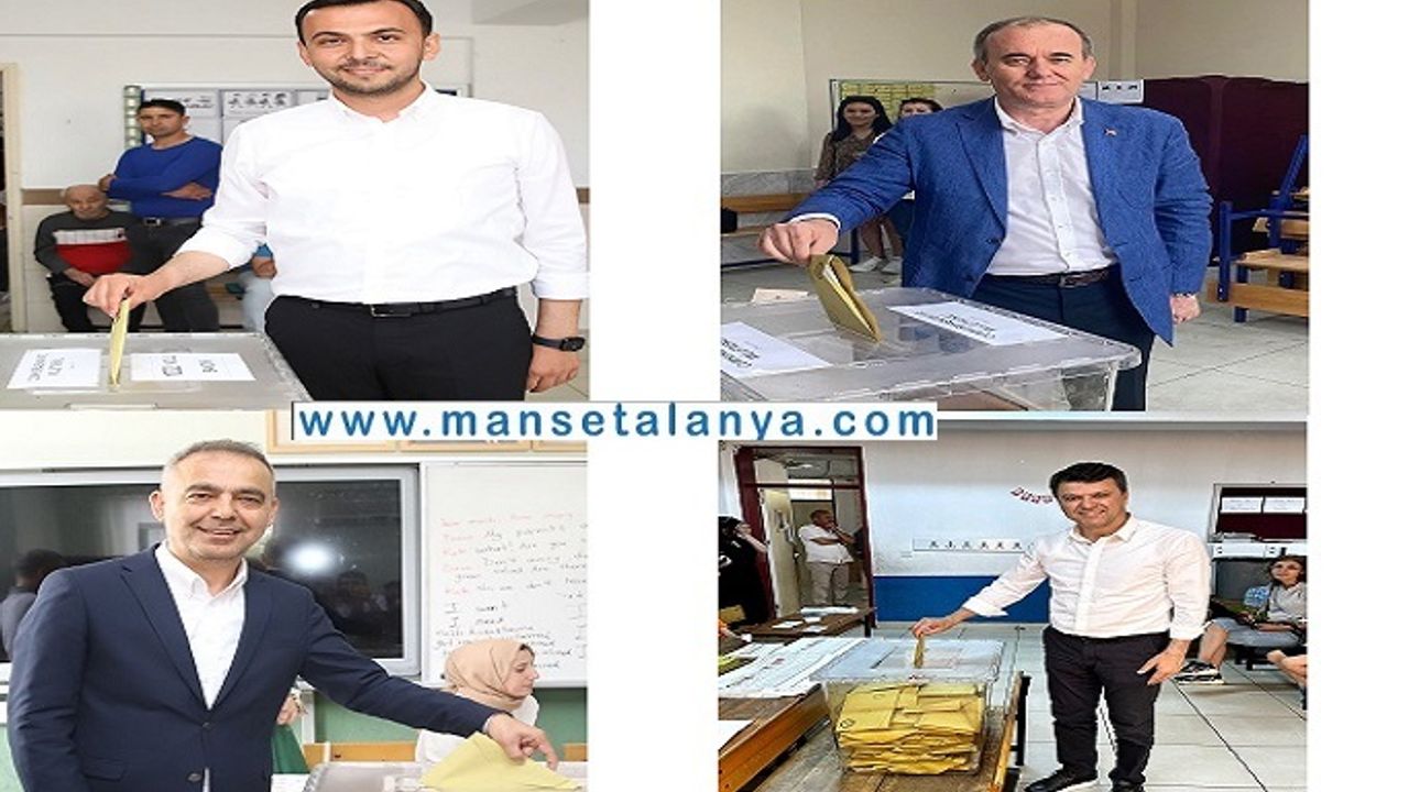 ALANYA'DA OY VERME İŞLEMİ SONA ERDİ. HEYECANLI DAKİKALAR. YASAKLAR KALKTIĞINDA SONUÇLAR MANŞET ALANYA'DA