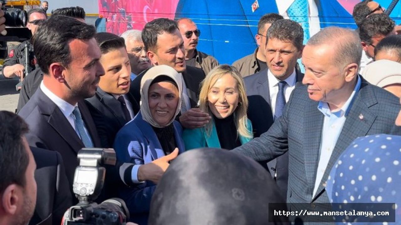 CUMHURBAŞKANI ERDOĞAN'IN ANTALYA MİTİNGİNDE ALANYA'YA MÜJDE