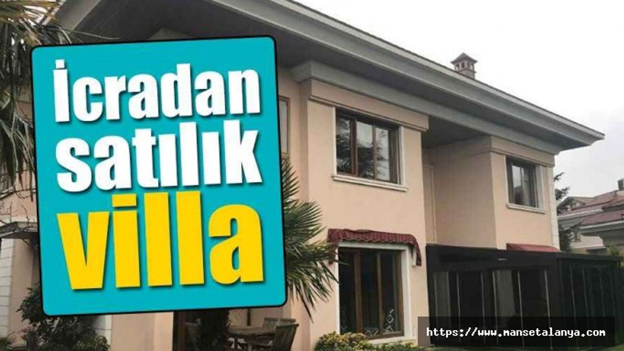 ALANYA KESTEL'DE DUBLEKS VİLLA İCRADAN SATIŞTA
