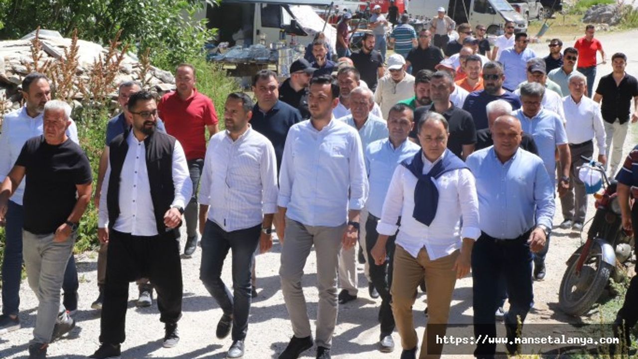 BAŞKAN TOKLU'DAN BATI YAYLALARINA ZİYARET