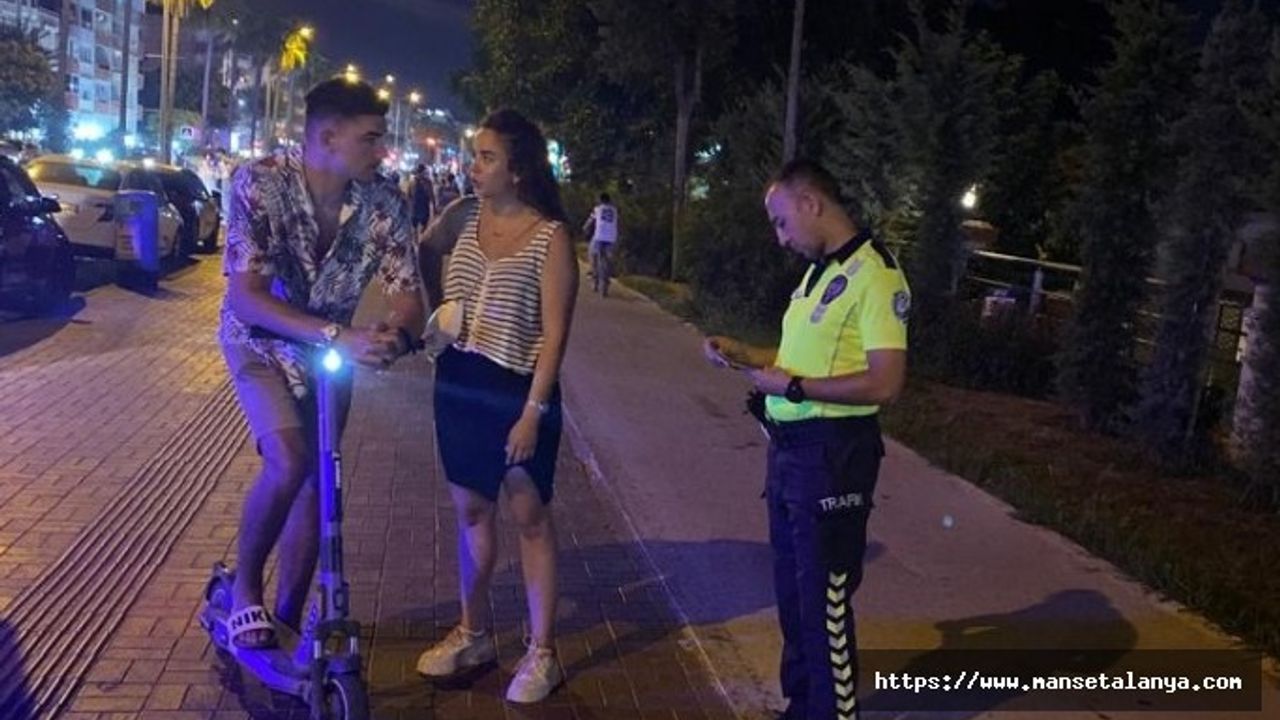 ALANYA'DA BİNBİN SÜRÜCÜLERİNE CEZA UYGULANDI