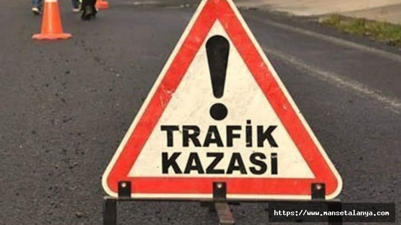 Alanya’da motosiklet kazası : 1 ağır yaralı
