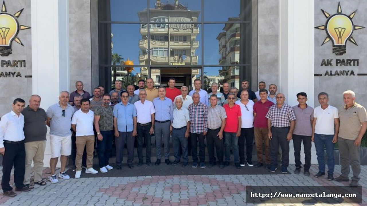 AK PARTİ ALANYA TEŞKİLAT BAŞKANI TAVLI, HIZLI BAŞLADI!