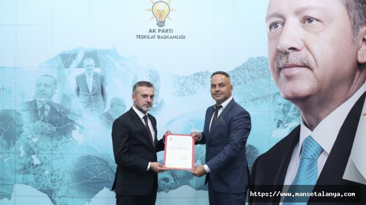 Ak Parti Gazipaşa Başkanı belli oldu