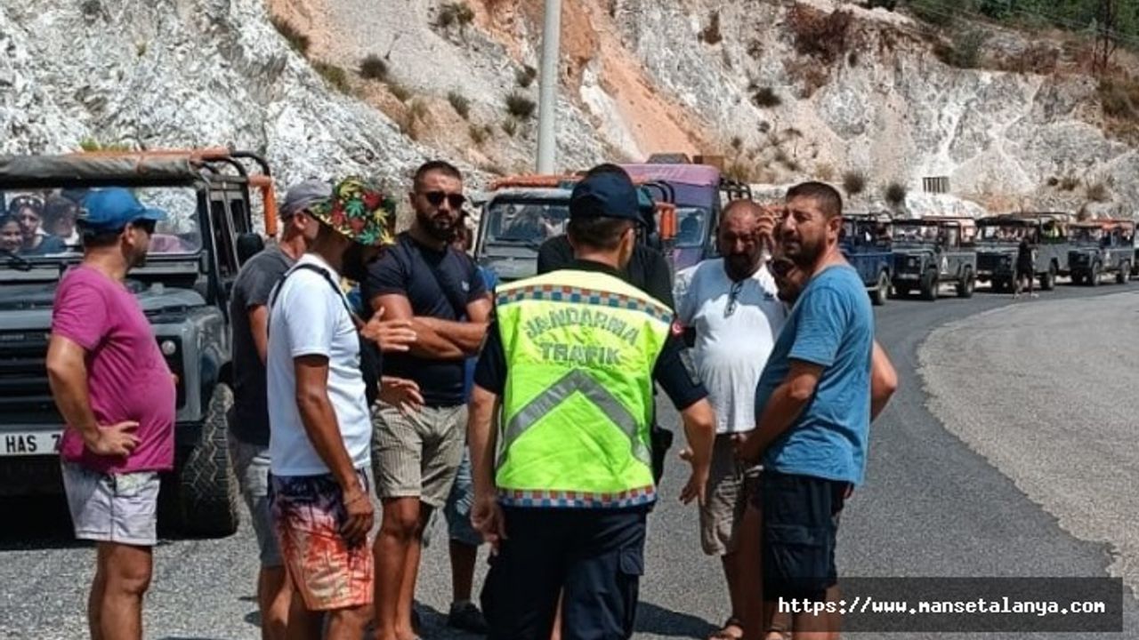 ALANYA'DA BİR GÜNDE SAFARİ ARAÇLARA 21 BİN LİRA CEZAİ İŞLEM UYGULANDI