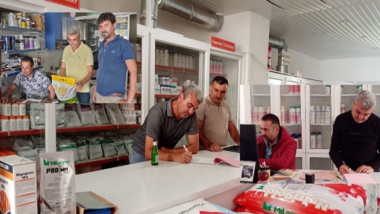 ALANYA'DA GÜBRE, ZİRAİ İLAÇ BAYİ, PET SHOP VE VETERİNER KLİNİKLERİ DENETLENDİ. 107 BİN LİRA CEZA...