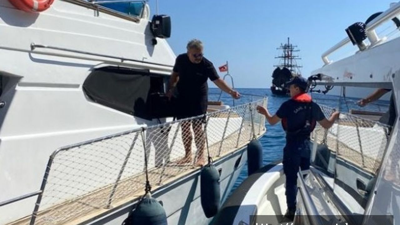 ALANYA SAHİL GÜVENLİĞİNDEN 42 BİN LİRA CEZA!