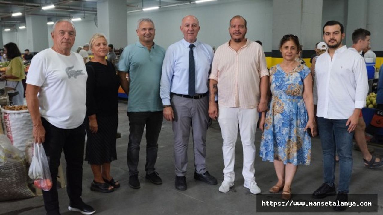 CHP ALANYA TEŞKİLAT BAŞKANI BÜLENT KANDEMİR'DEN PAZAR YERİ ÇIKIŞI