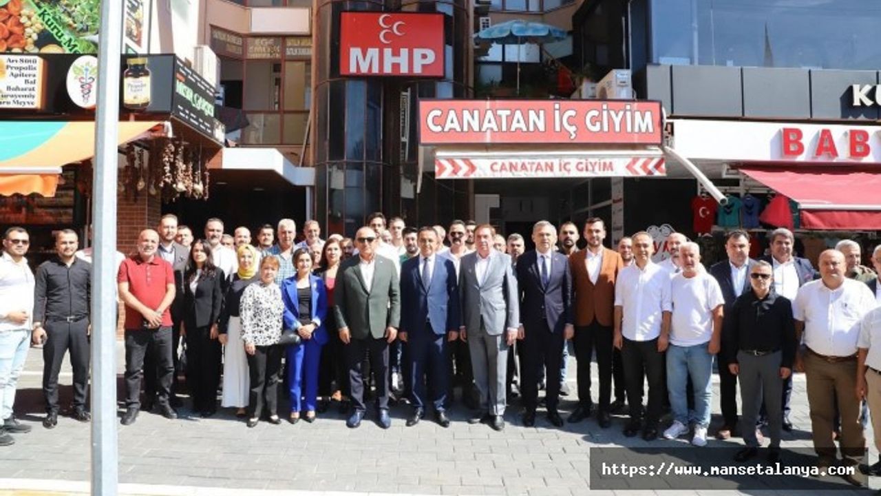 Ak Parti heyetinden, MHP Alanya yönetimine ziyaret