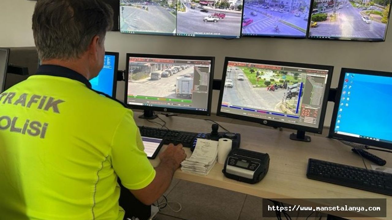 ALANYA'DA GÜVENLİK KAMERALARI DENETİM! 31 ARAÇ CEZA!