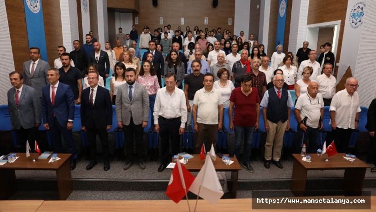 ALKÜ’DE VEHBİ HACIKADİROĞLU ANILDI. FELSEFE FENERİ ALANYA'DA IŞIMAYA BAŞLADI. ALANYA'YI TÜM DÜNYA'DA TEMSİL ETTİ!