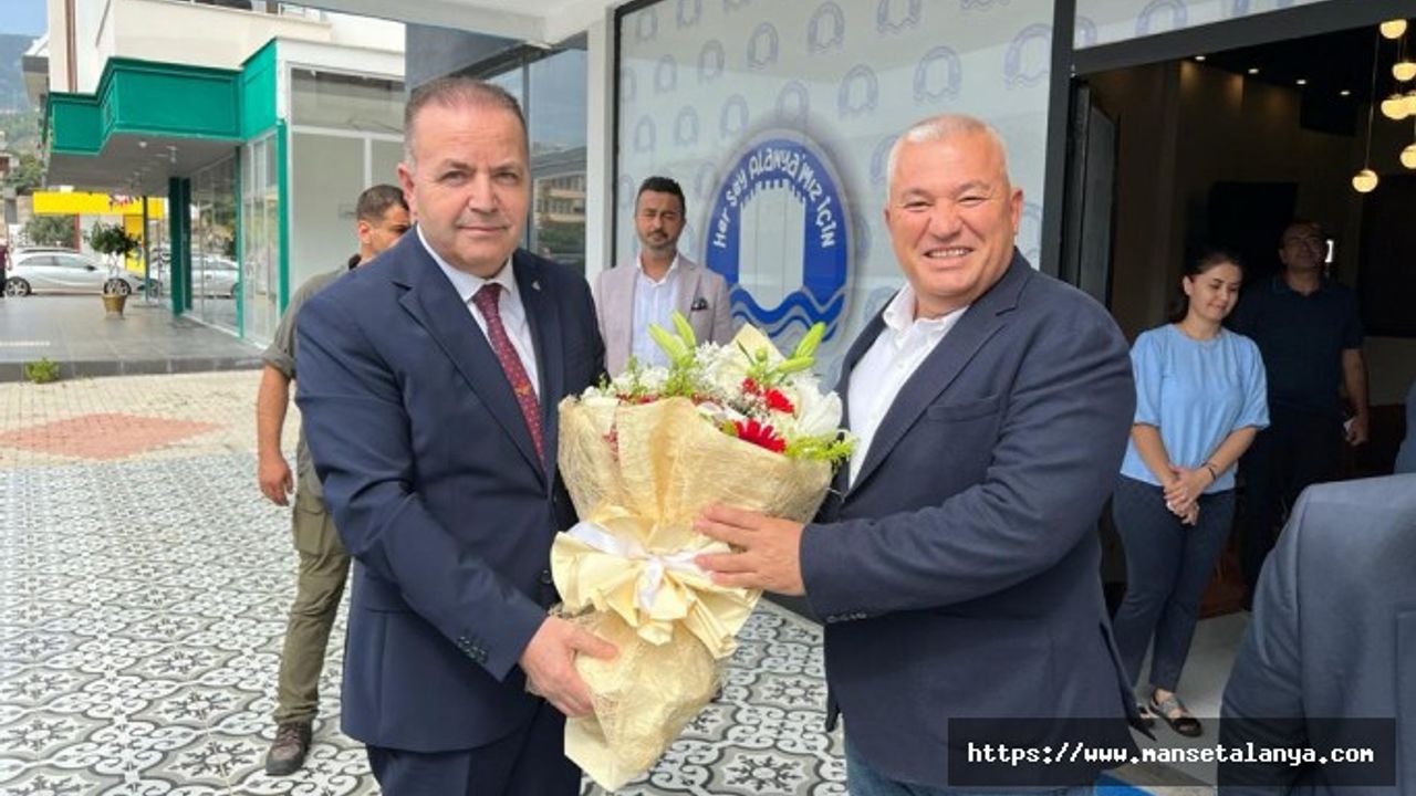 ANAVATAN PARTİSİ GENEL BAŞKANI İBRAHİM ÇELEBİ’DEN MEHMET ŞAHİN’E ZİYARET