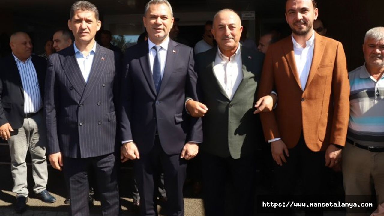 ÇAVUŞOĞLU ALANYA'DA. BAŞKAN TAVLI “İSTİŞARELERİMİZİ SIK SIK SÜRDÜRECEĞİZ”