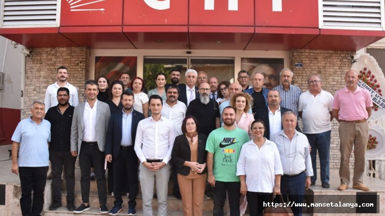 CHP ANTALYA'DA YENİ İL YÖNETİM GÖREV DAĞILIMI YAPILDI. İŞTE CHP'NİN ALANYA'DAN SORUMLU İL YÖNETİCİLERİ!