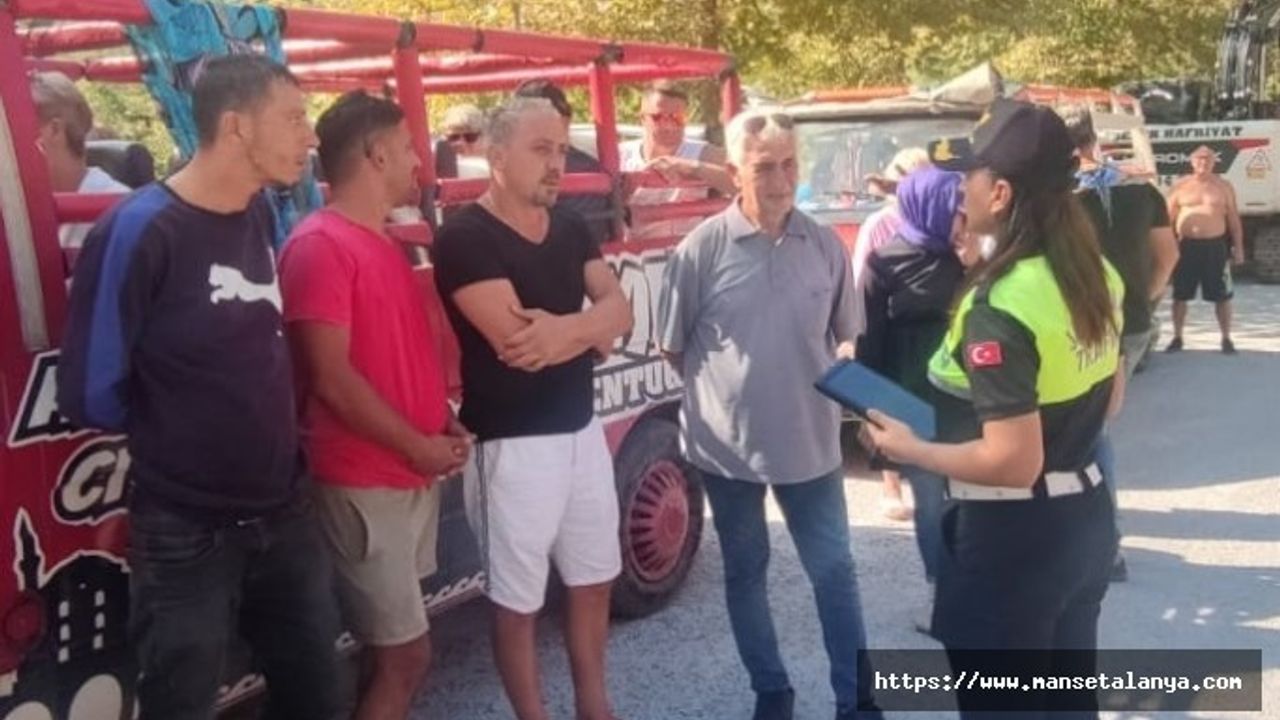 JANDARMA 11 ARACI TRAFİKTEN MEN ETTİ