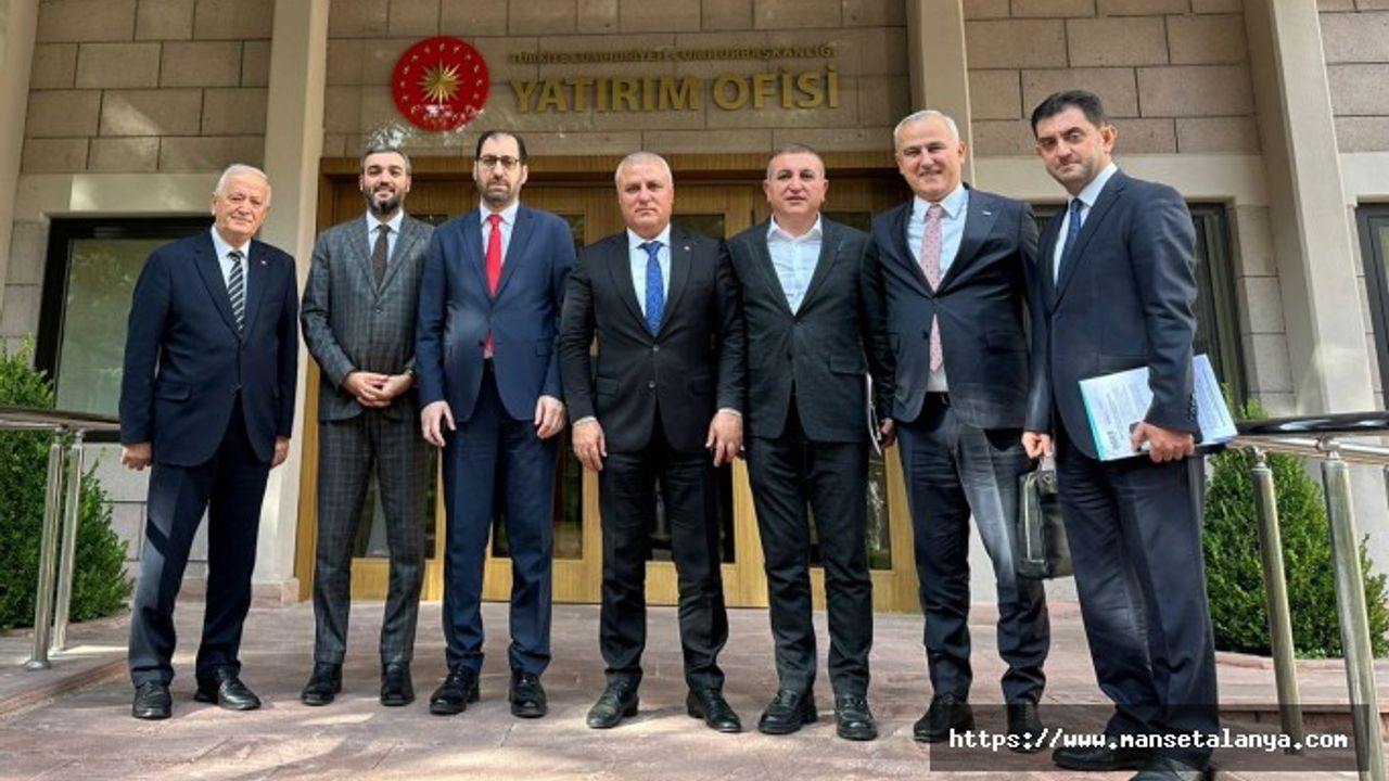 BAŞKAN ERDEM’DEN BİR ANKARA ÇIKARMASI DAHA.ALANYA İÇİN ÇALMADIK KAPI BIRAKMAYACAĞIZ’