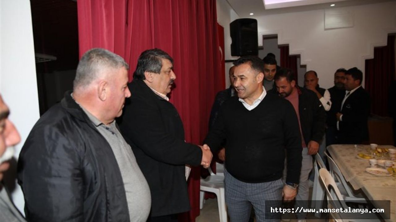 BAŞKAN YÜCEL’E KONAKLI HALKINDAN HİZMET TEŞEKKÜRÜ