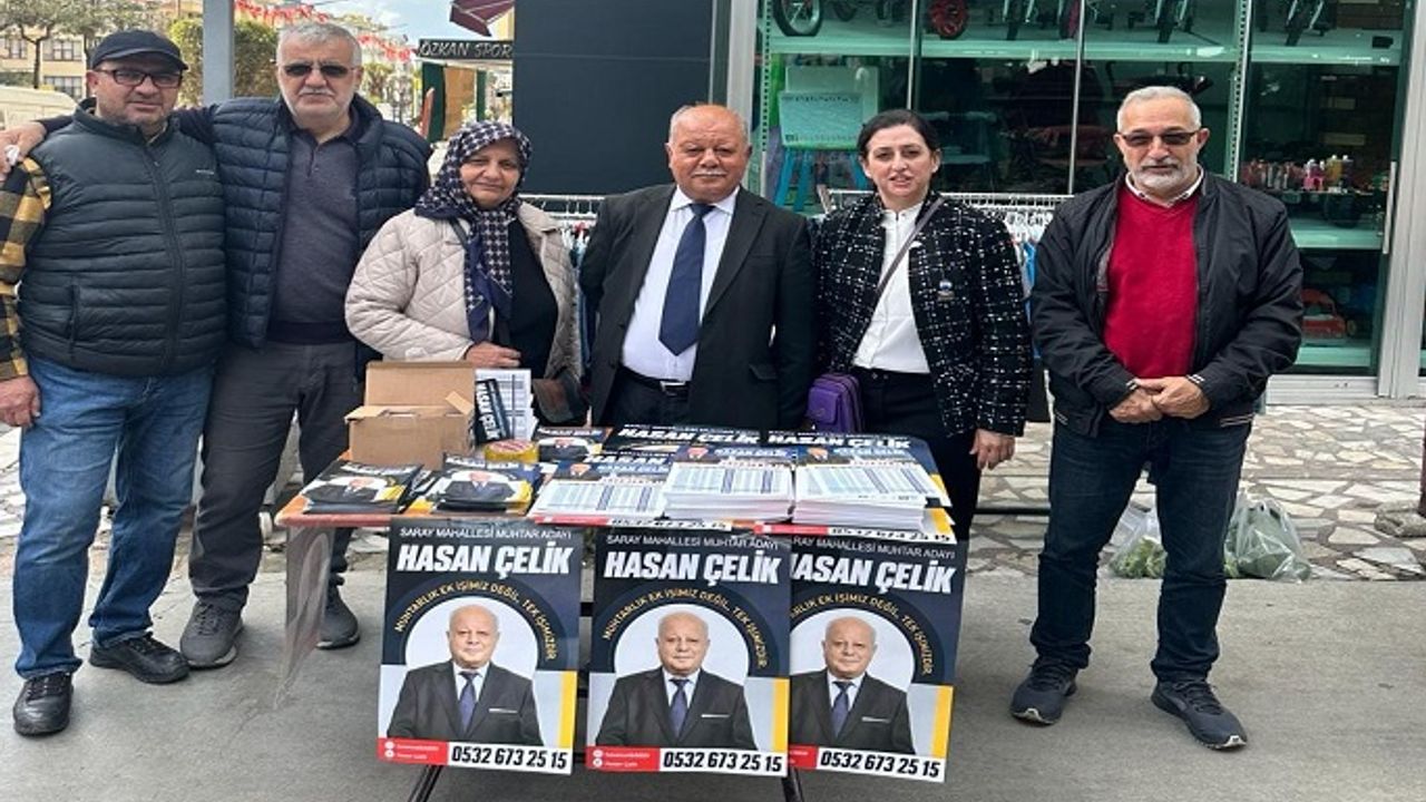 HASAN ÇELİK, SARAY MAHALLESİ İÇİN YENİ BİR HİKAYEYİ SİZLERLERLE BERABER YAZACAĞIZ!