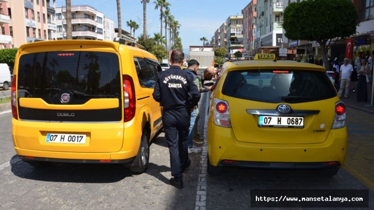 SEZON ÖNCESİ ALANYA'DA HALK OTOBÜSLER VE TAKSİLER MERCEK ALTINDA!