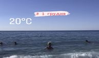 ALANYA'DA ARALIK AYINDA DENİZ KEYFİ
